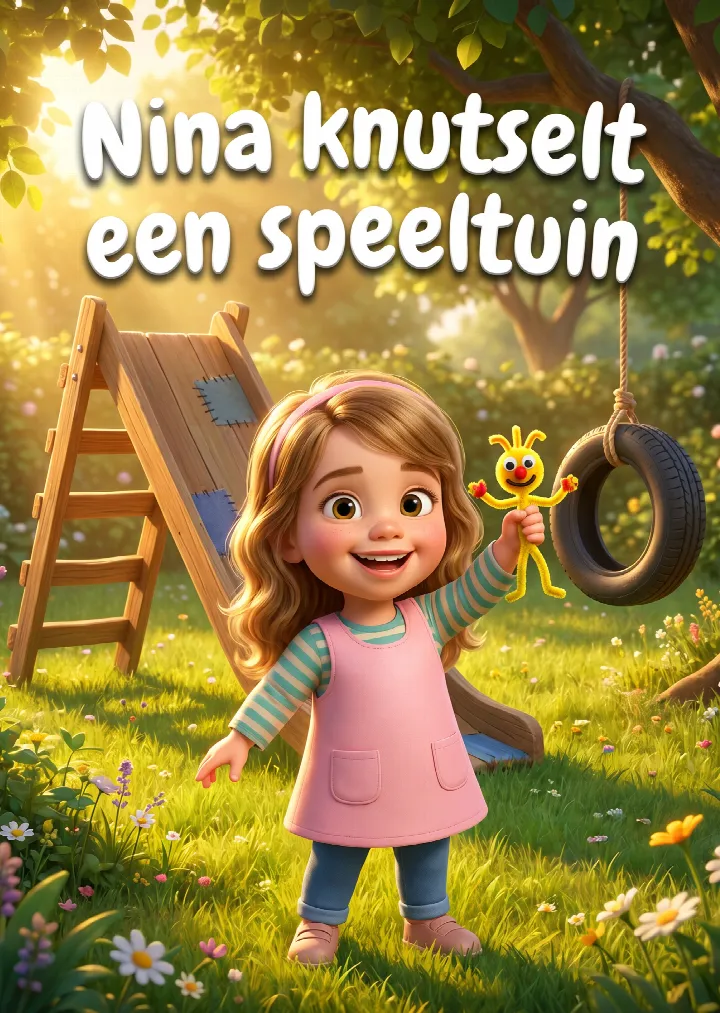 Nina knutselt een speeltuin