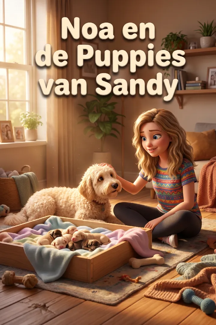Noa en de Puppies van Sandy
